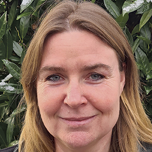 Gertrud Lei portræt sort-hvid